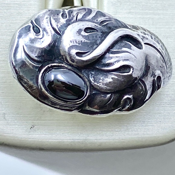GEORG JENSEN Sterling #10 Cufflinks - Picture 2 of 4